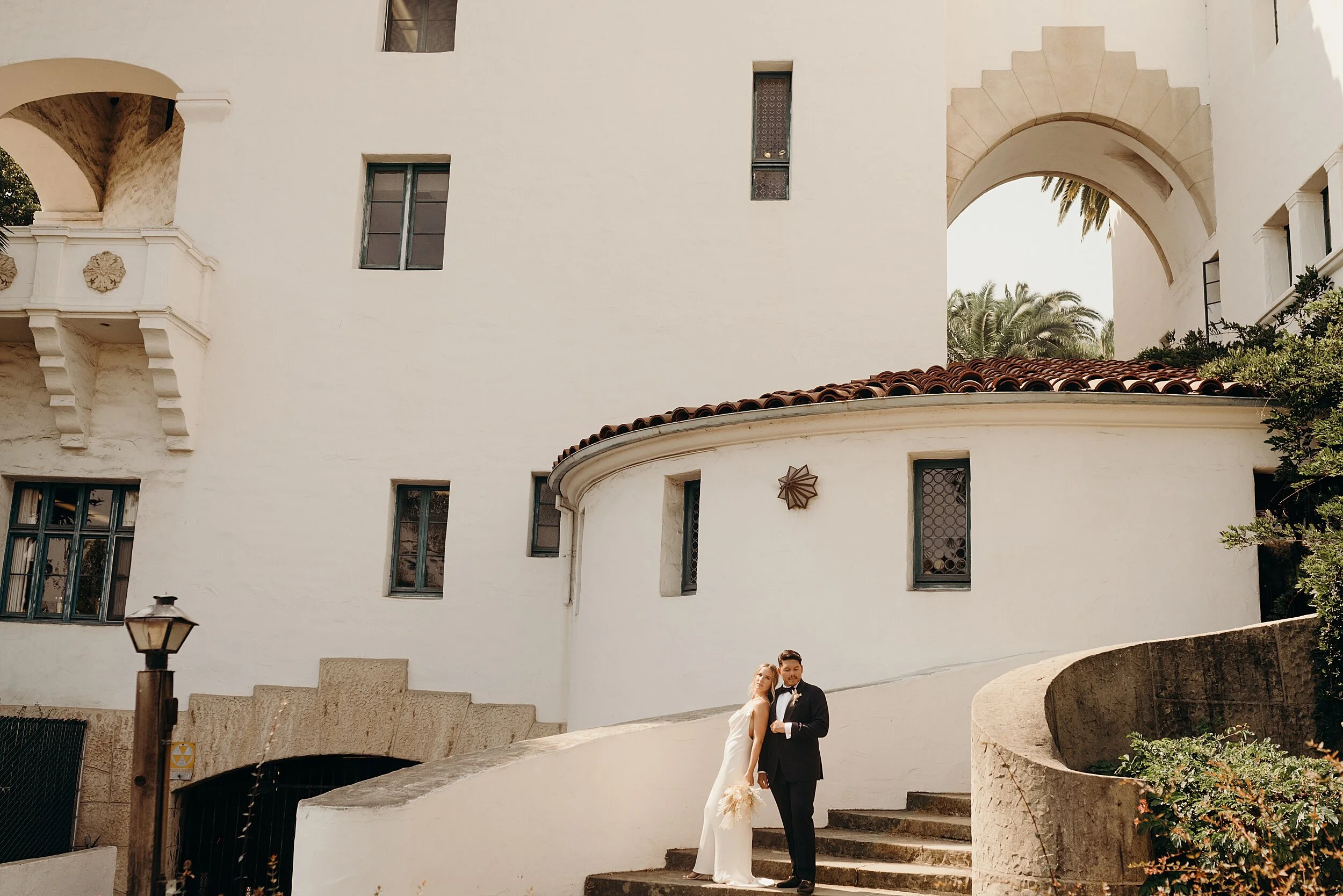 Santa Barbara Courthouse Elopement with Dinner to follow at Niccola in Ojai, Ca.