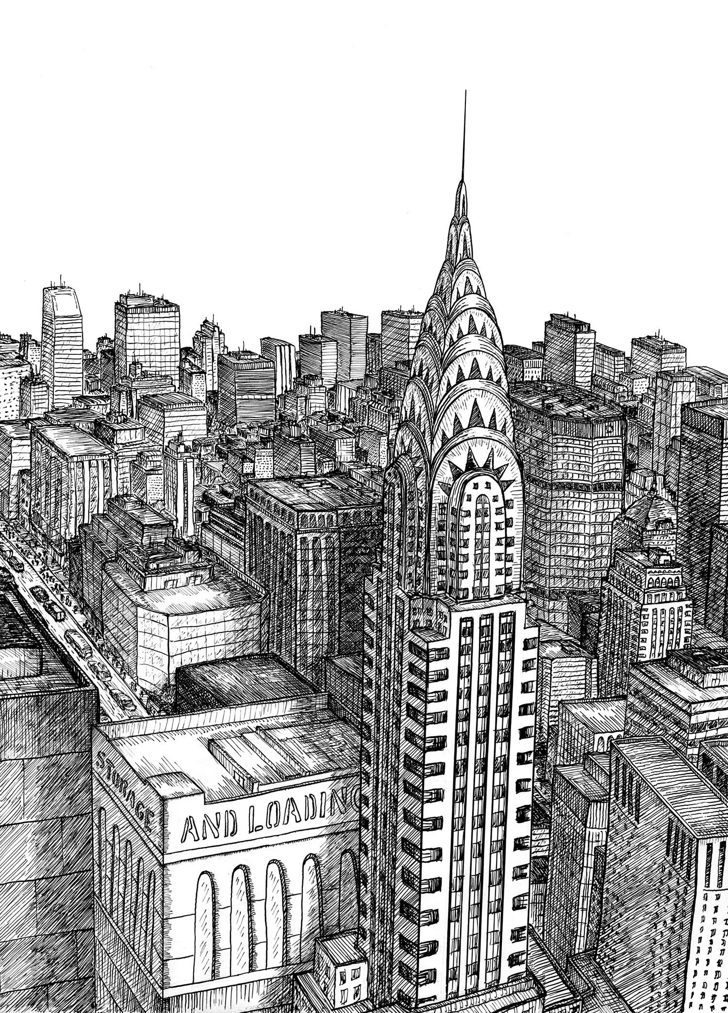 Ink Drawing