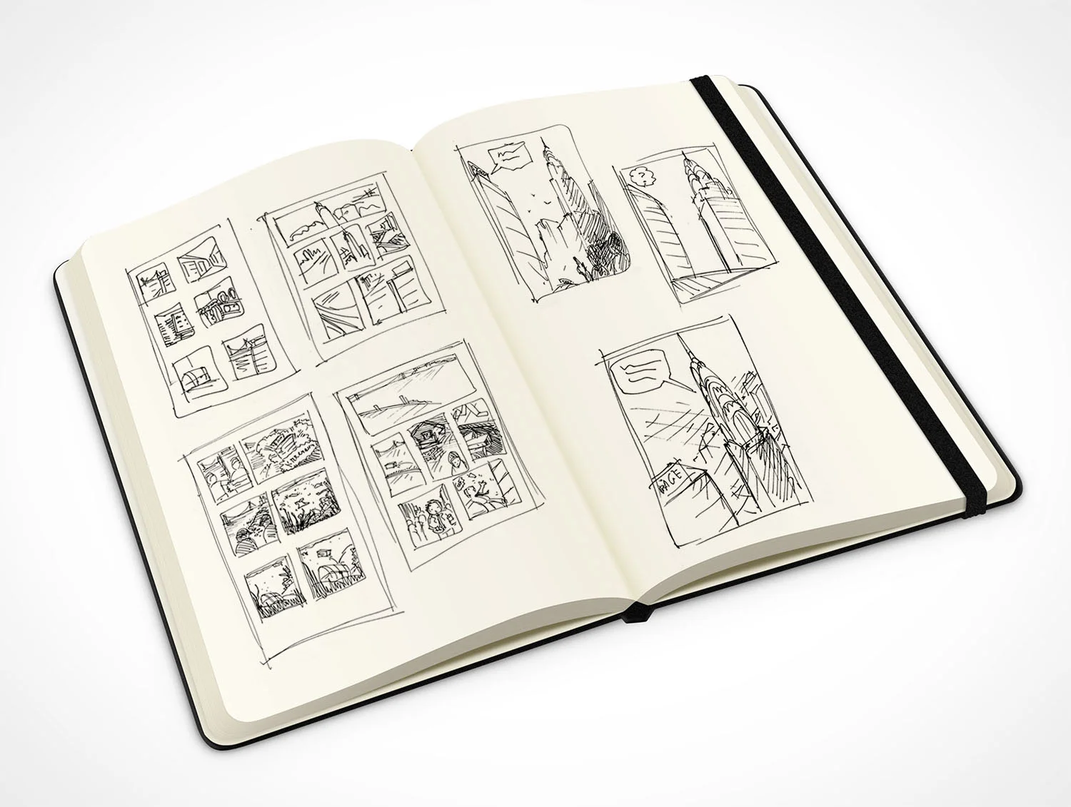 Thumbnail Storyboard Sketches