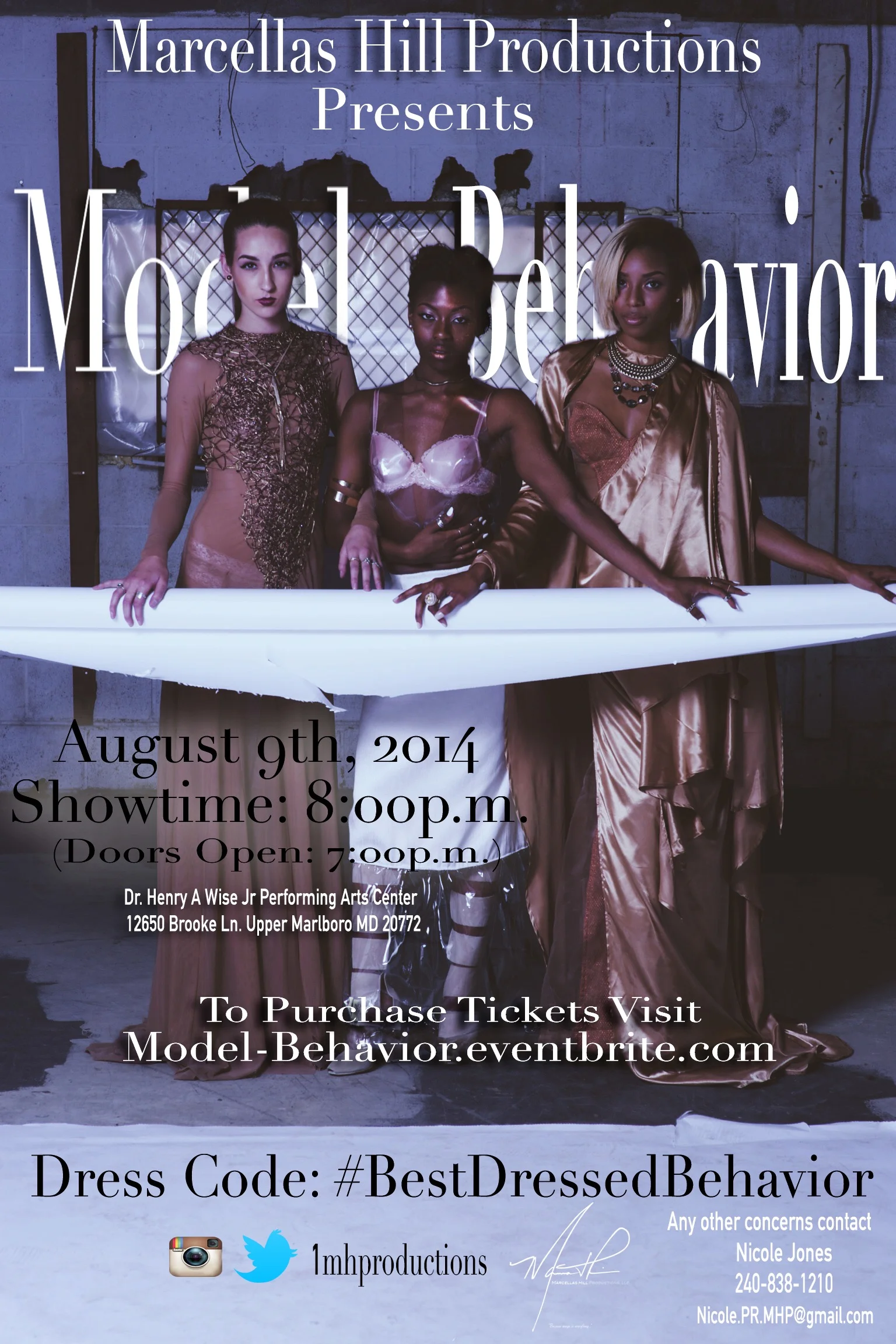 Model Behavior Official Flyer
