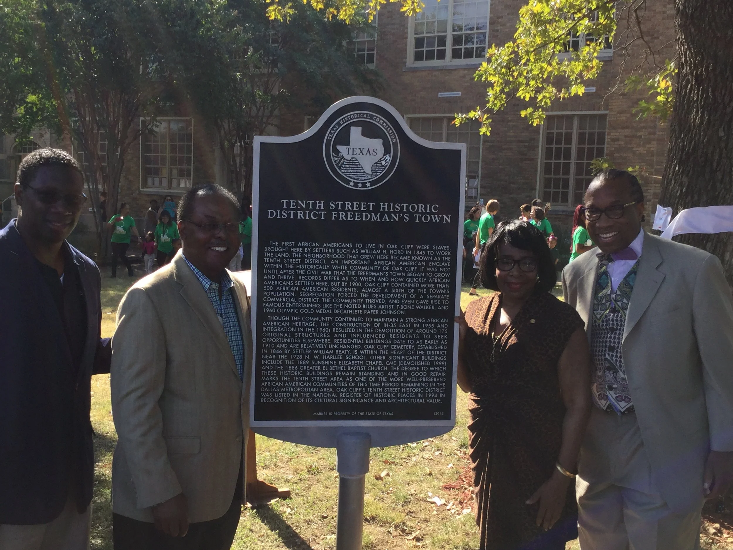 The Historic Marker unveiled