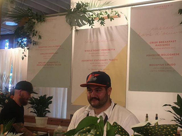 New Chef Doug Miriello at ChefStable&rsquo;s new groovy digs -#ecotrustevents, #bridgewoodevents, #iloveevents