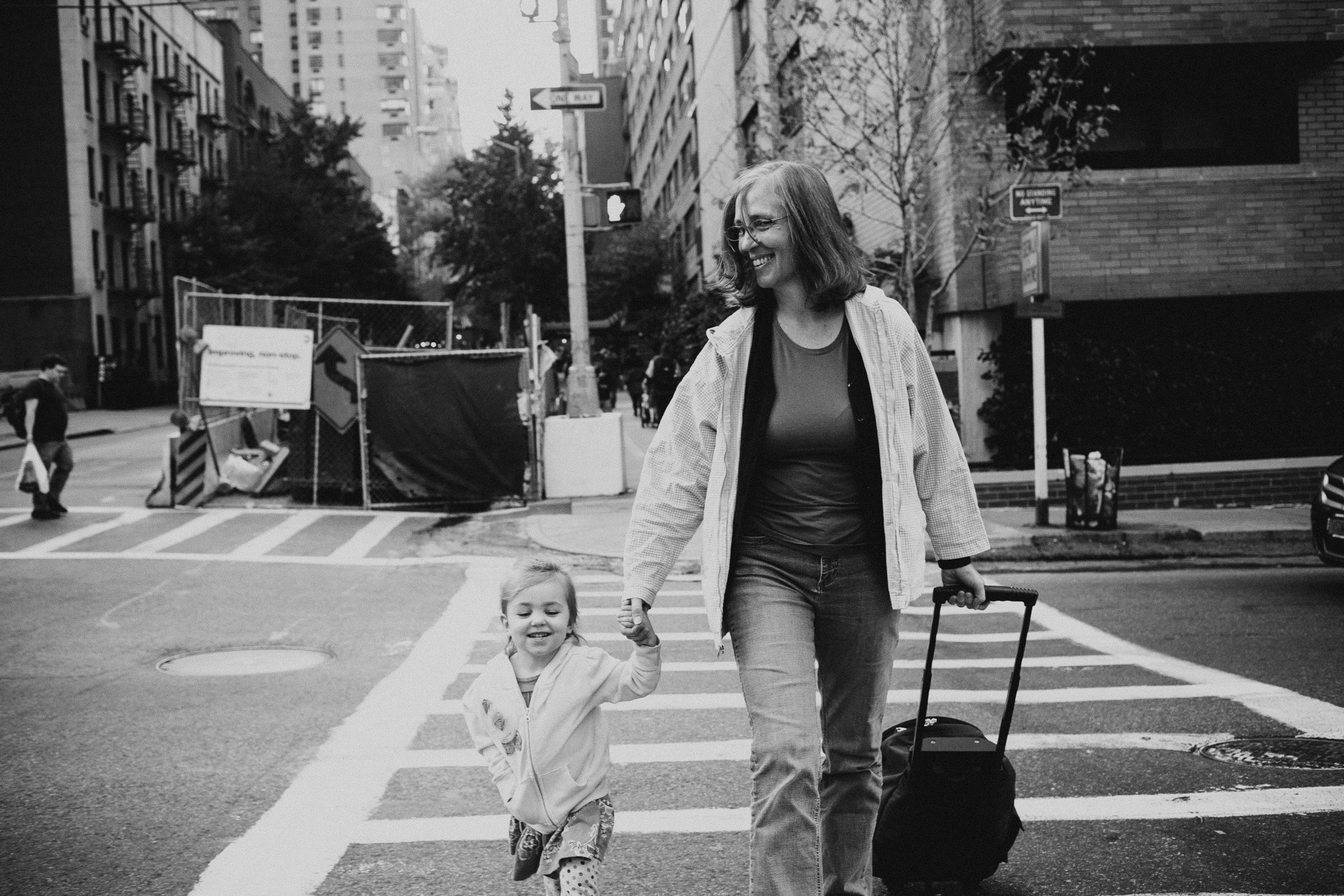 My niece Ava and Mom in NYC, 2015