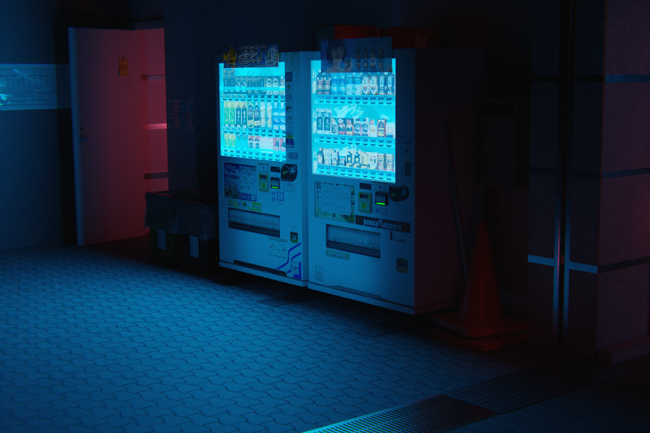 Created in Blender