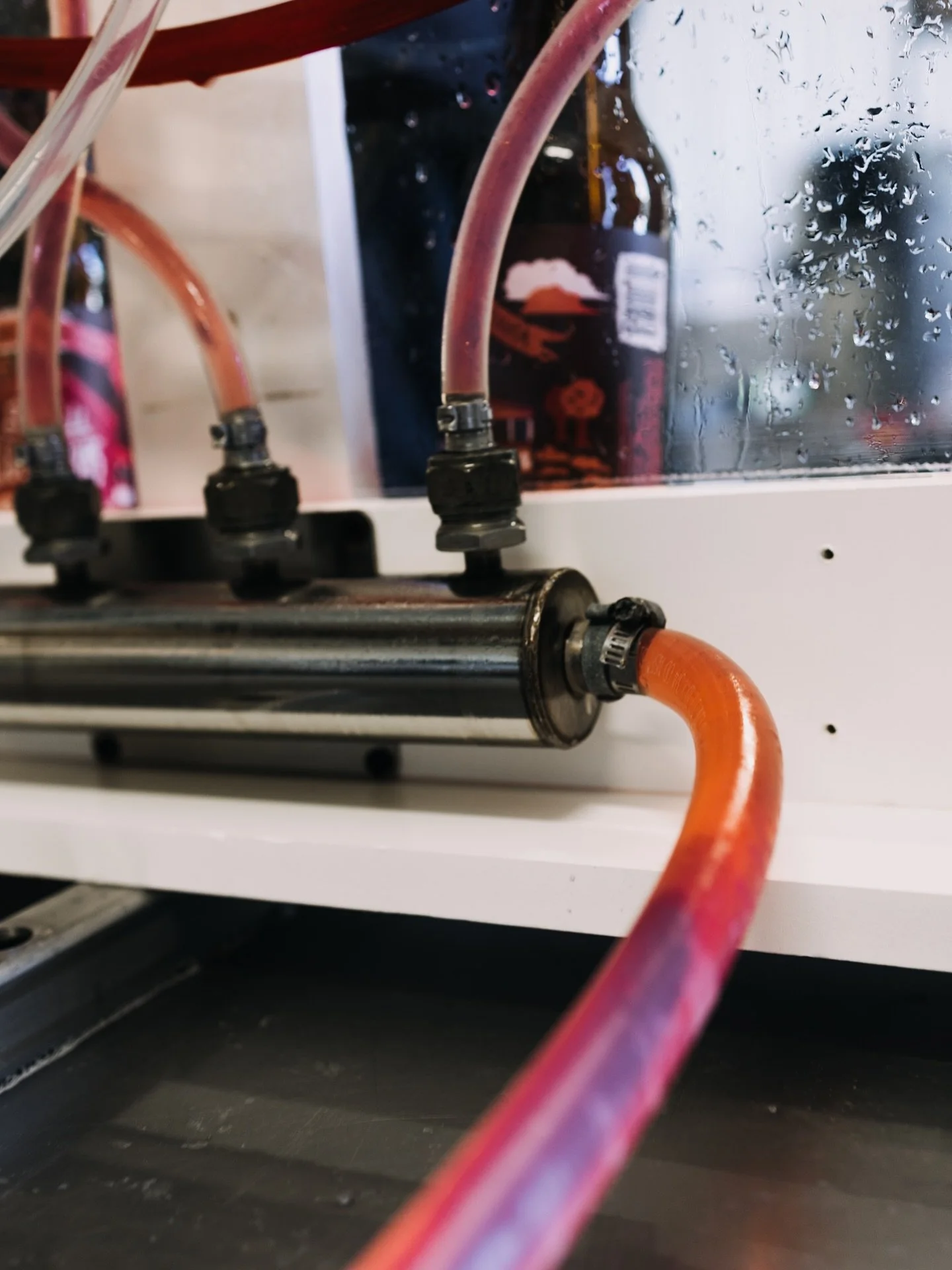 Farmhouse Cranberry was on the line today! Watching that pink hue flow through the line never gets old. Tart, bright, and beautiful, it&rsquo;s everything we love about this time of year.