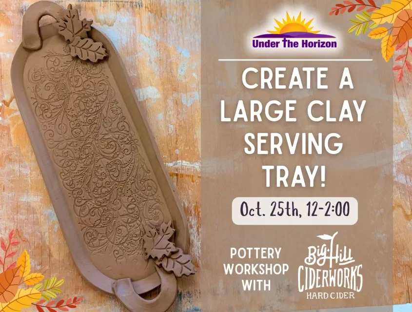 Create A Large Clay Serving Tray Class