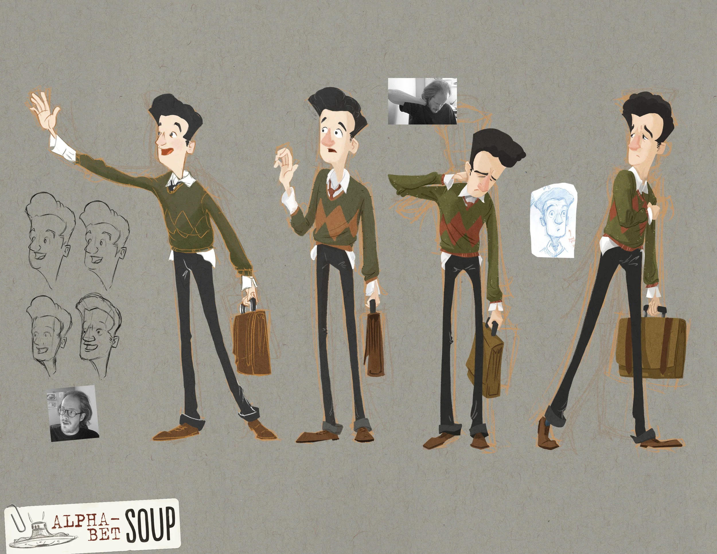 Richard does not fit in with the other grad students, though he desperately wants to. A character moment exploring that desire to fit in. Have you ever waved back at someone, only to realize they weren't waving at you?