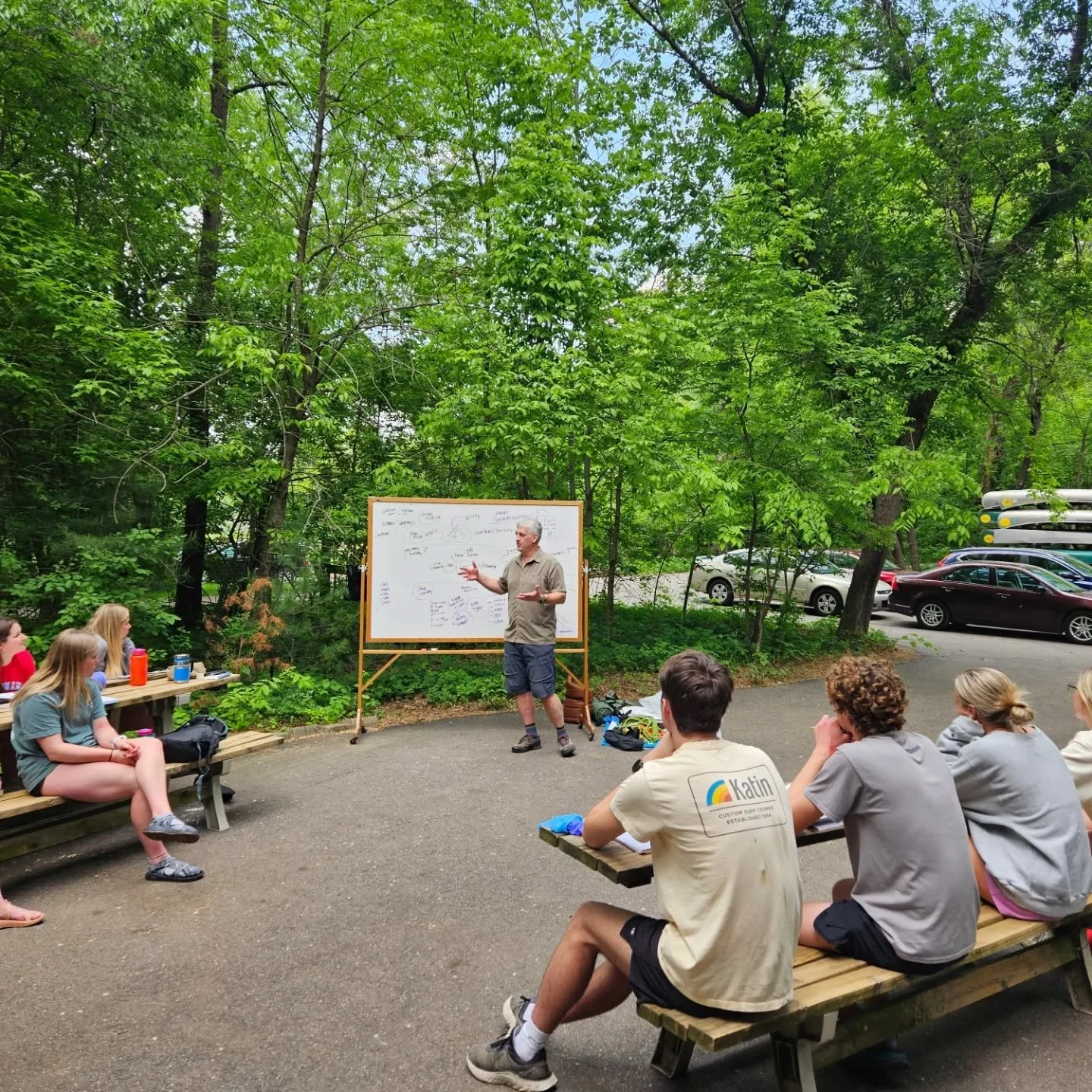 Back to School ALREADY? Time flies when you're off the grid 🏃&zwj;♂️🌲

It's the first day of school for many. Let's reminisce with a couple photos of our Voyageur guides getting their &quot;trail&quot; education last spring 📚🛶