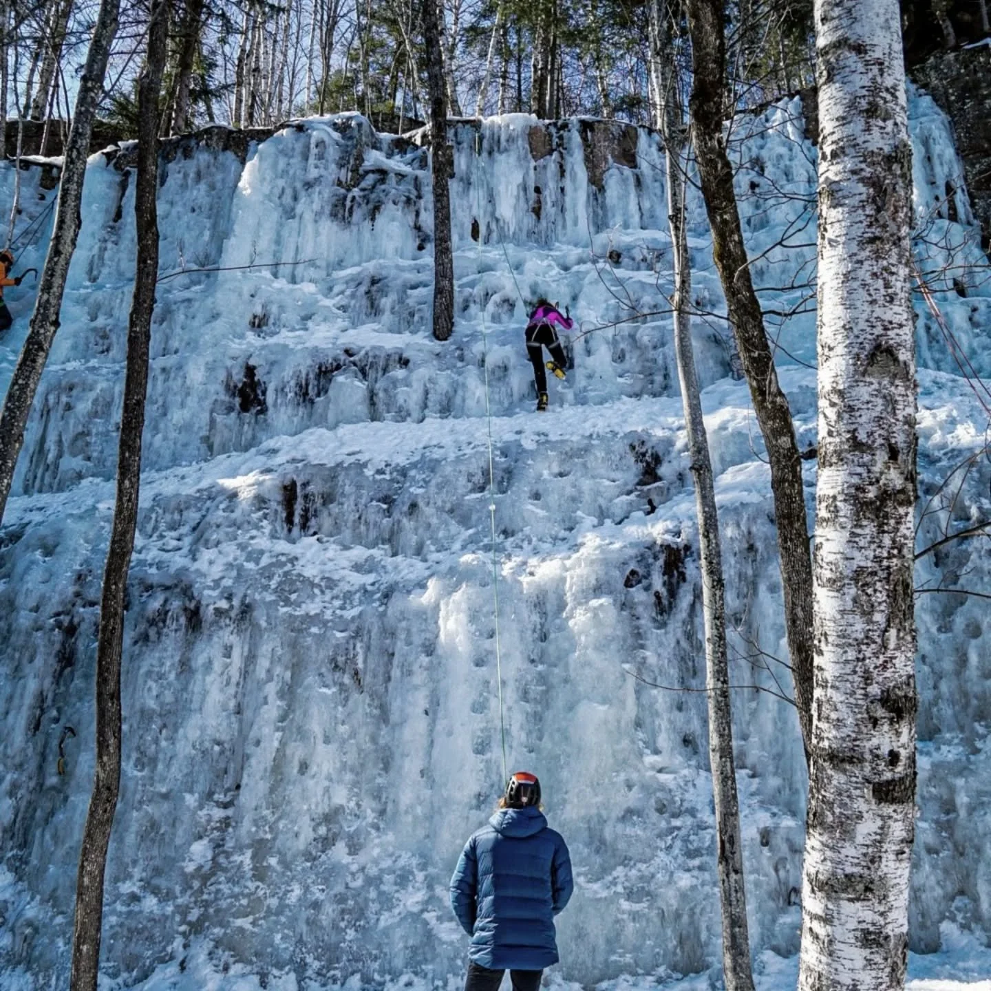 Ice climb with us!! ❄️

Take advantage of the winter weather and try something new 🧊

Sunday, January 25th at Sandstone Ice Park. 
Carpool option from our basecamp in Sartell.

No experience necessary. Beginner to advanced skill options available!

