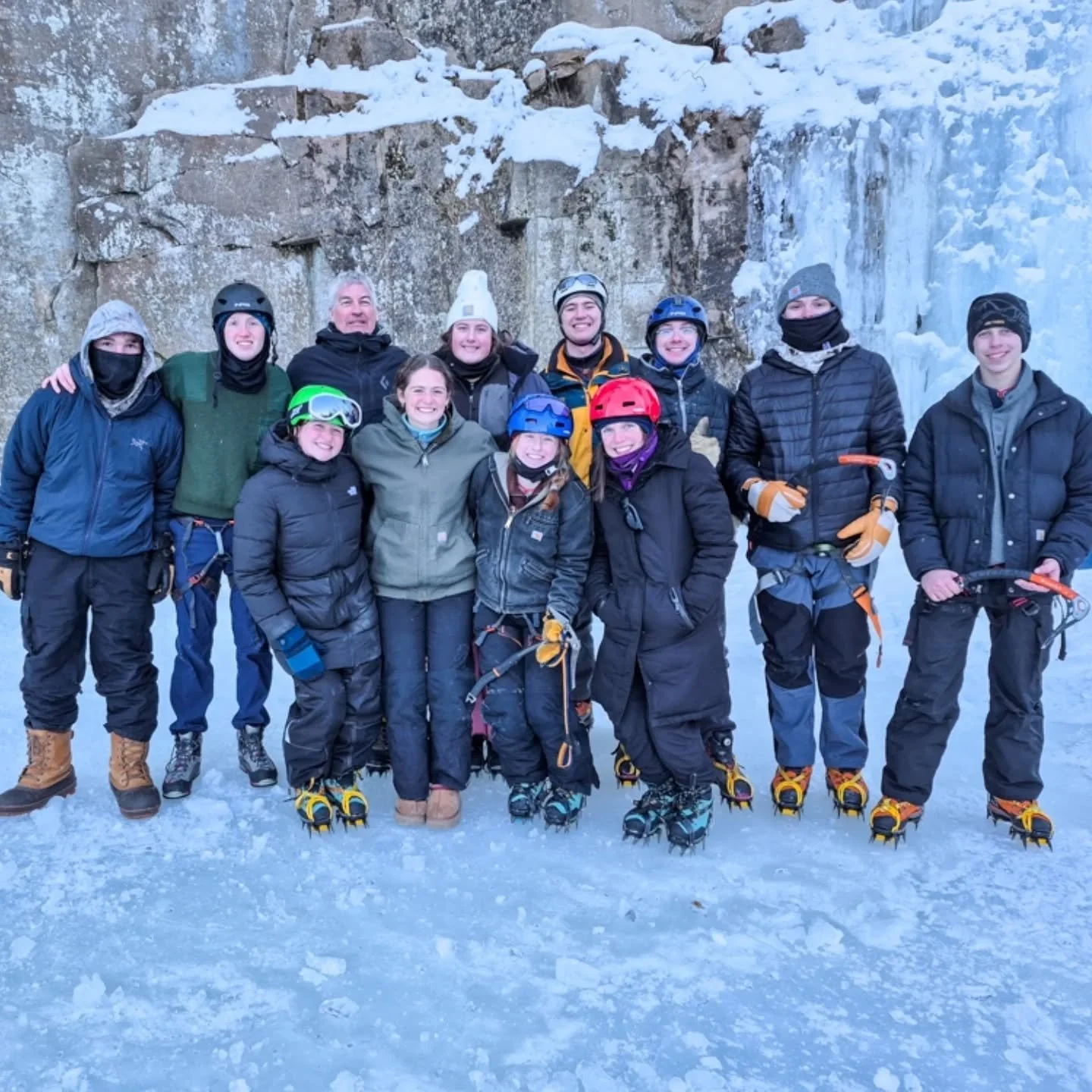 Sub-zero temps didn't stop this squad ❄️😎

It was a great day of ice climbing at Sandstone Ice Park!

HUGE thanks to Mark Morrissey for showing us the ropes ❤️