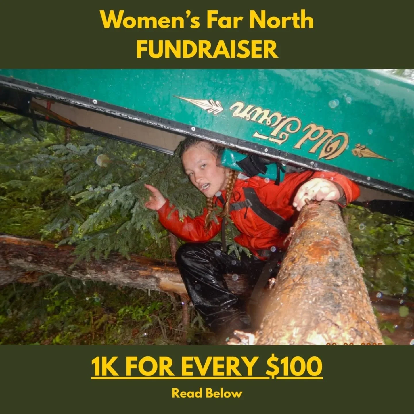 Km for CASH 🛶🌲🤑

THIS week, the Women's Far North crew is raising money for their upcoming Middle Track expedition.

The catch??? For every $100 donated, a member of the crew will portage 1 kilometer down Pine Point Road 👀

How many K will they c
