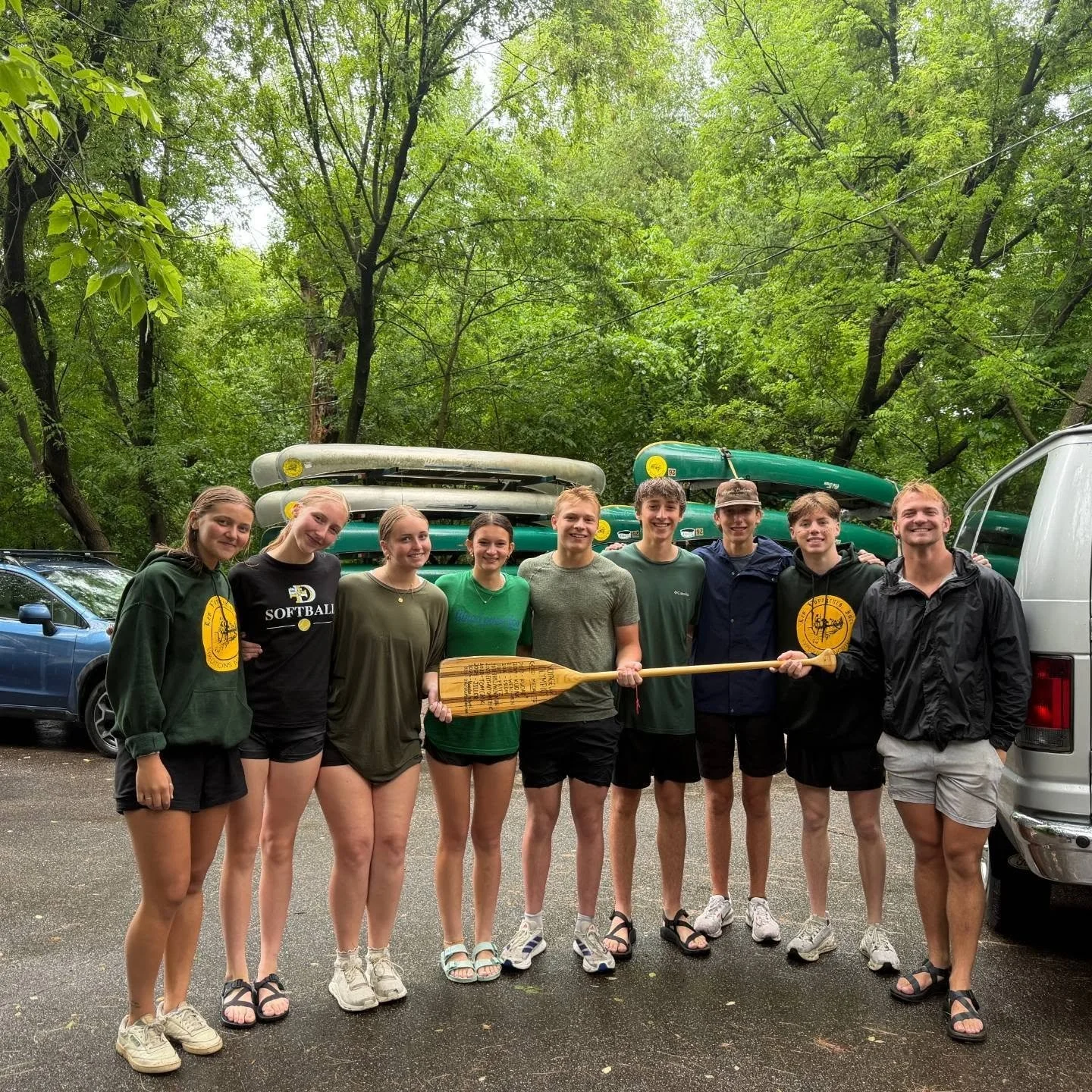 A couple weeks late, but here's a recap of our 2026 Crew Olympics!

Every June, all First-Year Voyageur crews go head-to-head and showcase their trail skills. They compete across 5 disciplines... Tarp Setting, Paddling, Portaging, Packing the Kettle 