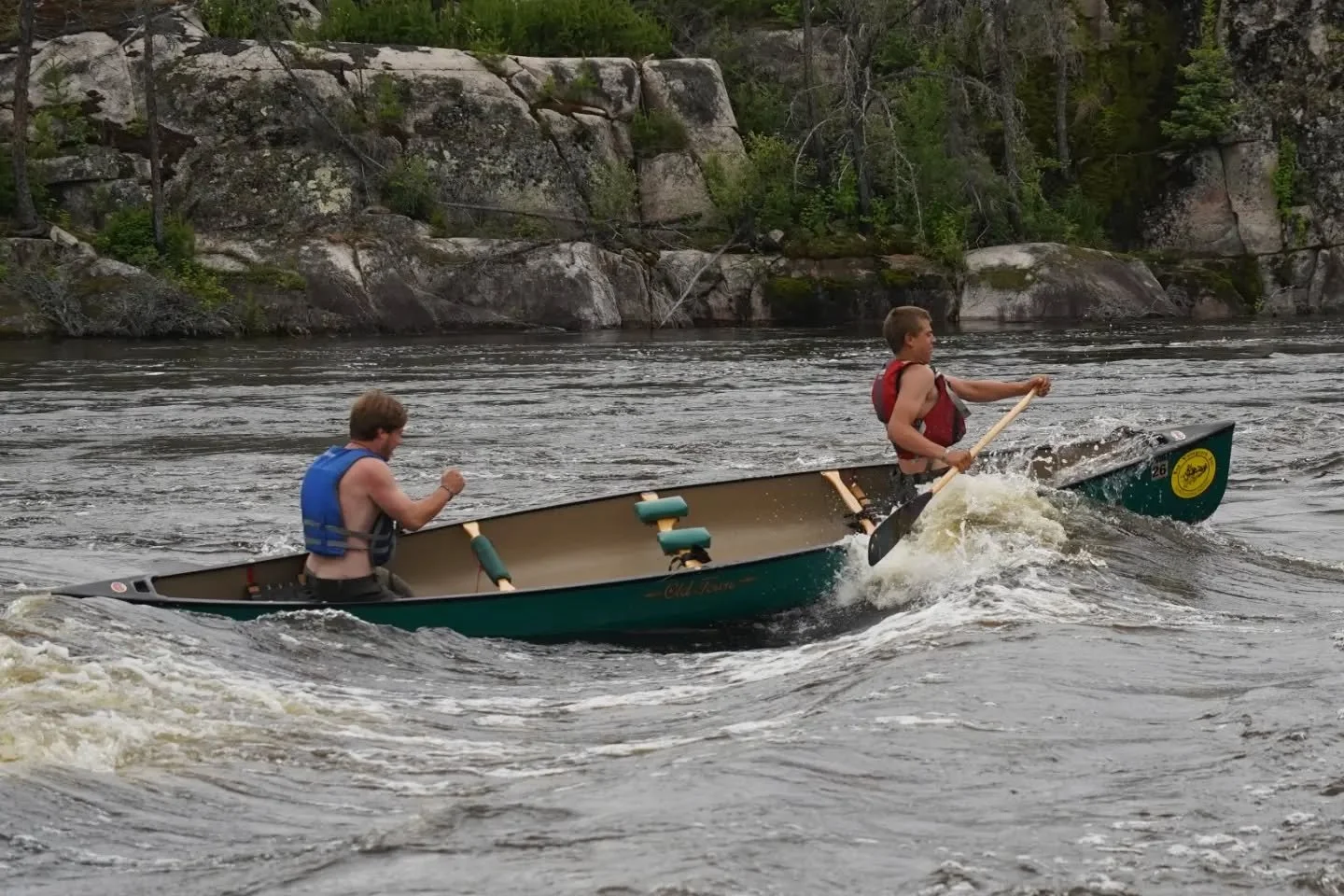 Summer's over, eh? 🇨🇦 All good things must come to an end. A snapshot from each 2026 crew as we wind down for the season. #lvitrailtuesday 🌲

Photo 1: Forrest Noeske's Crew, Session 1.
Heavy water on the Pigeon River.

Photo 2: Ava Grabinski and M
