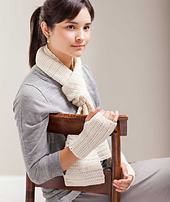 Learn to Crochet: Churchmouse Sampler Mitts or Scarf