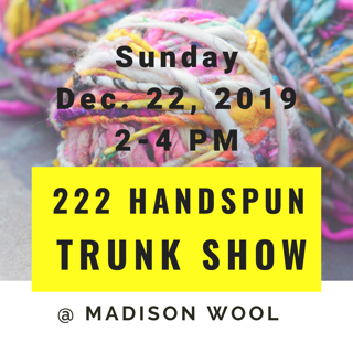 222 Handspun Trunk Show- Yarn and Fiber