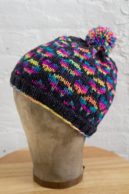 Introduction to Colorwork:  The Psychedelic Sheep Hat or Cowl - session one 