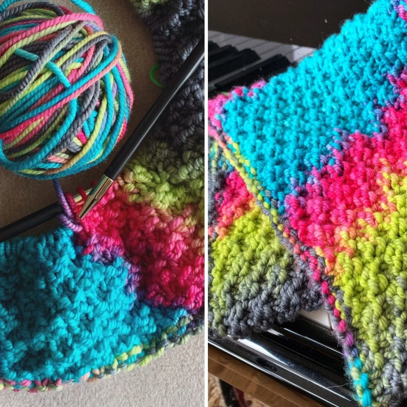 Planned Pooling in Knitting How to use hand painted yarns to your