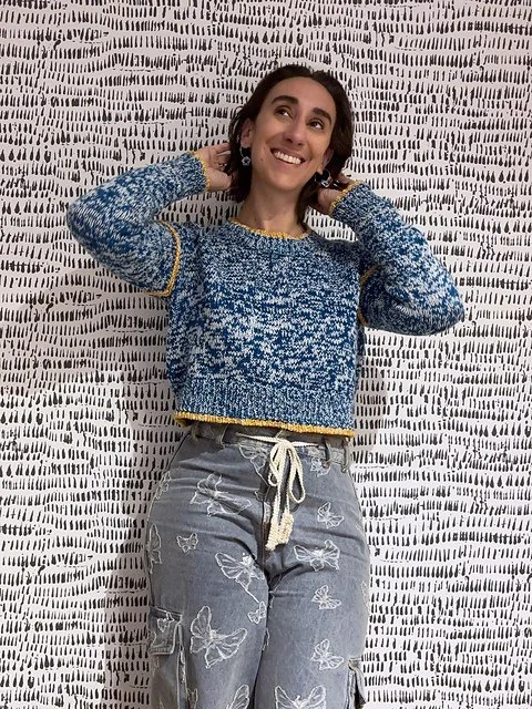Thursday Night Knitters: The Scribble Sweater
