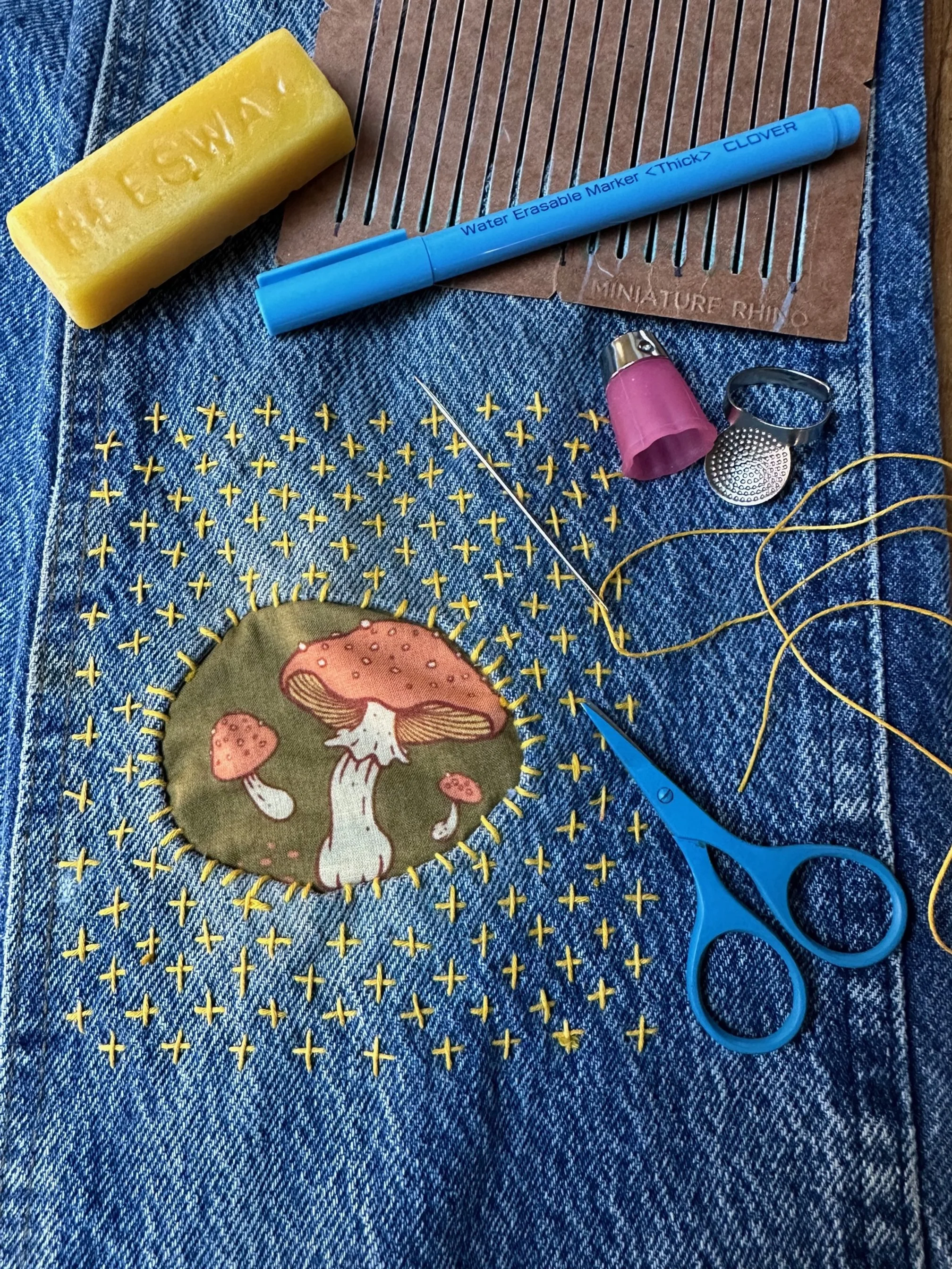 mushroom knee mend with tools.jpg