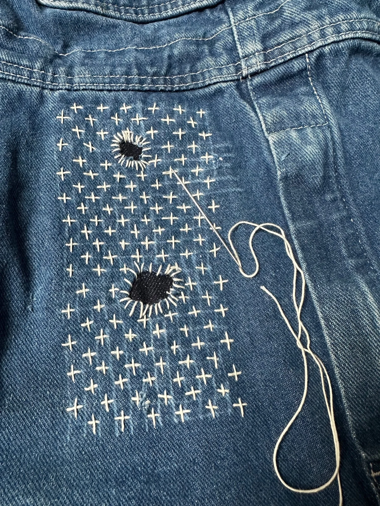 Sashiko Visible Mending and Embellishment