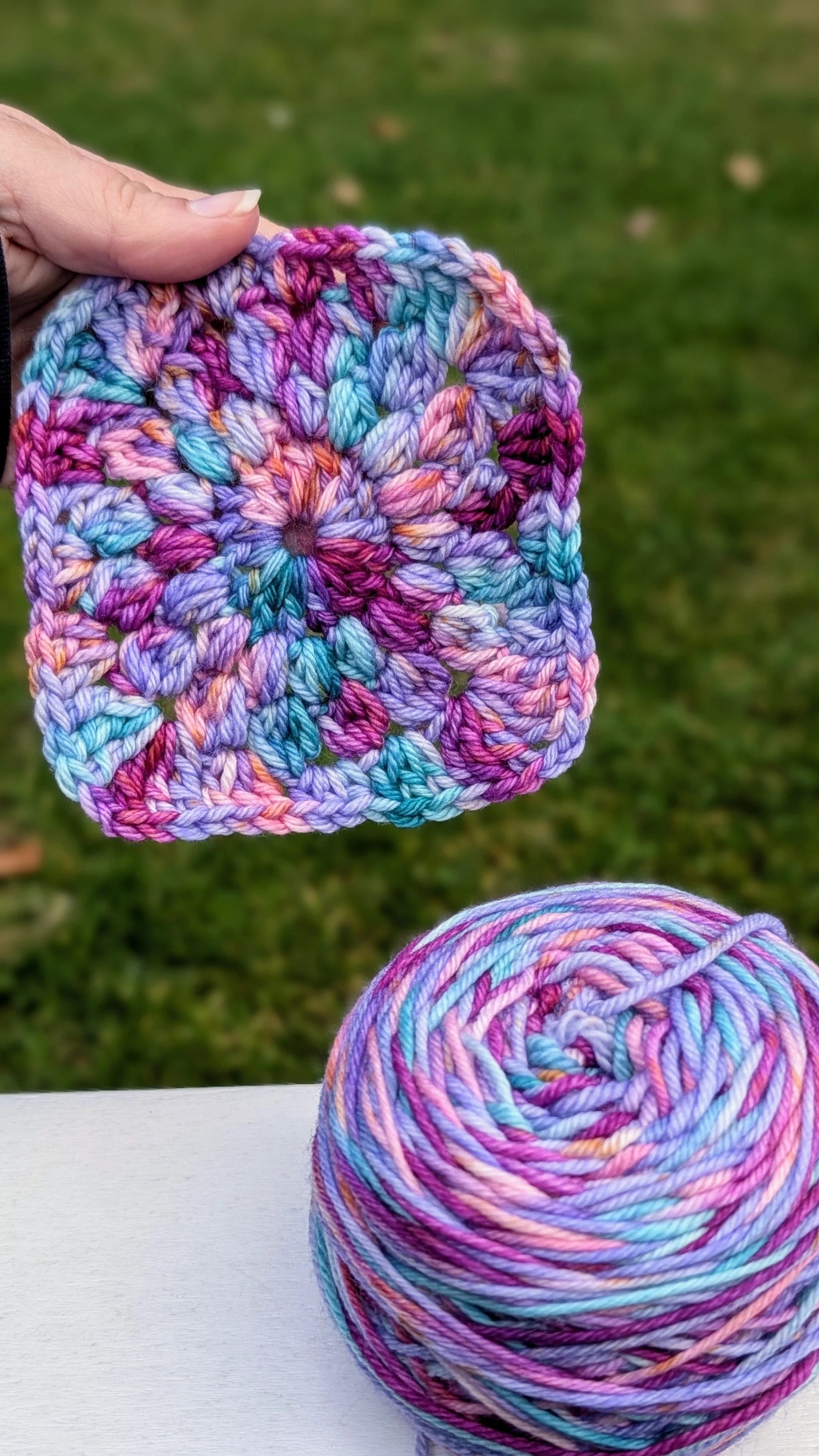 Crochet 102: Sunburst Granny Square