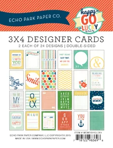 Echo Park 3x4 Cards - Happy Go Lucky