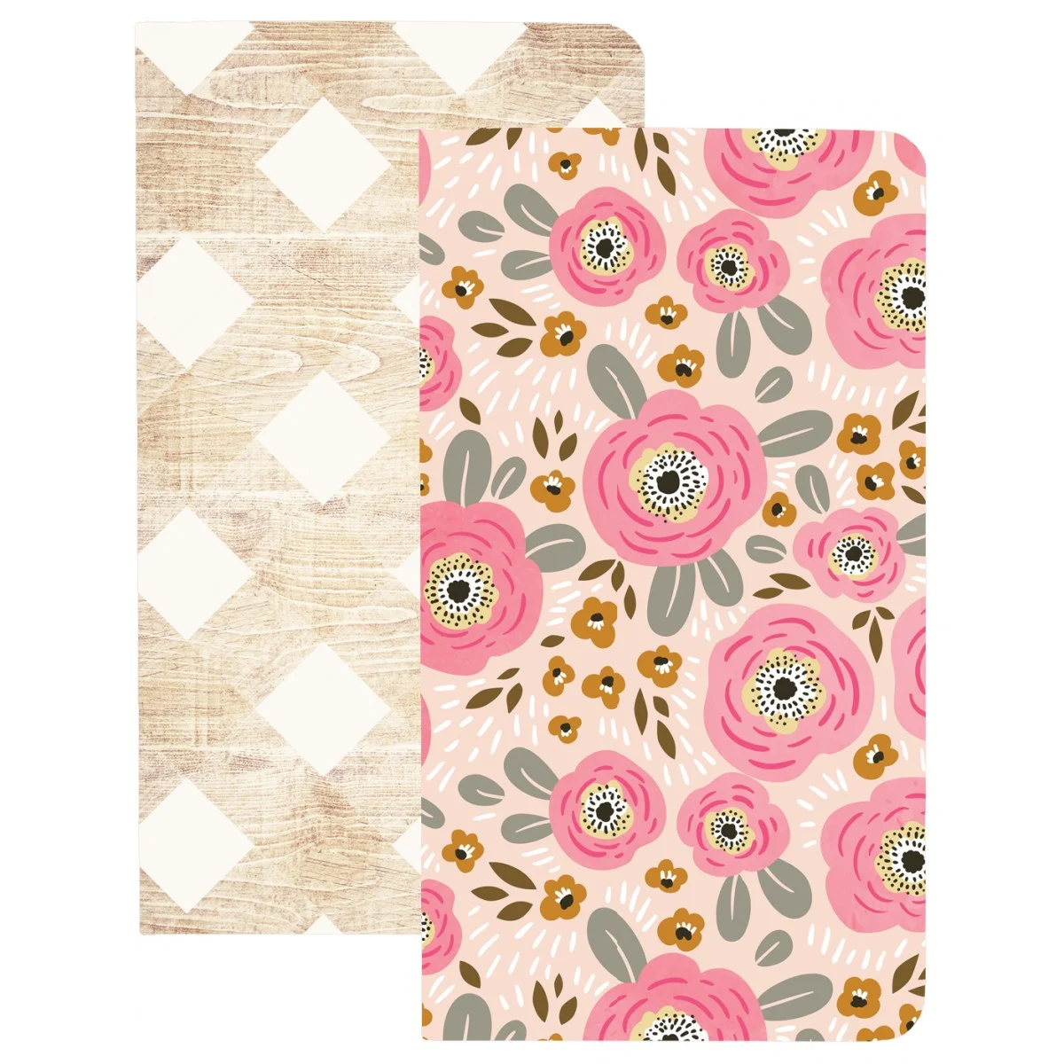 Webster's Pages Traveller's Notebook Inserts - Standard Size (Flower and Wood)