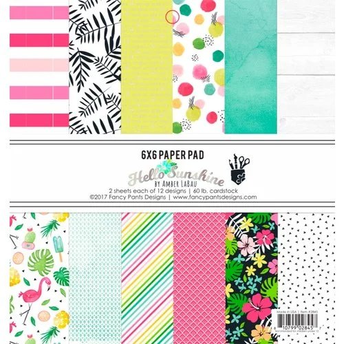 Fancy Pants Designs 6 x 6 Paper Pad - Hello Sunshine
