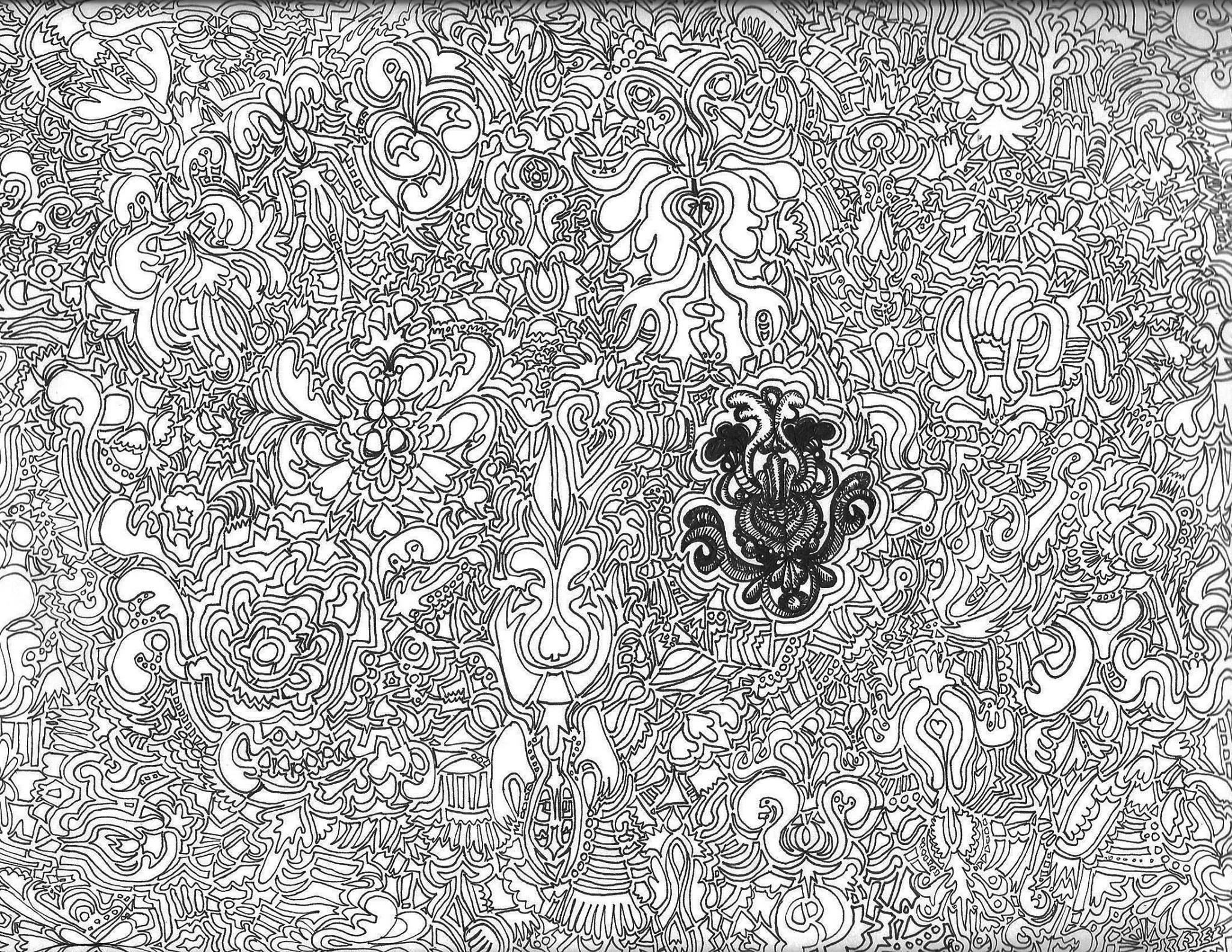 Freehand pattern.