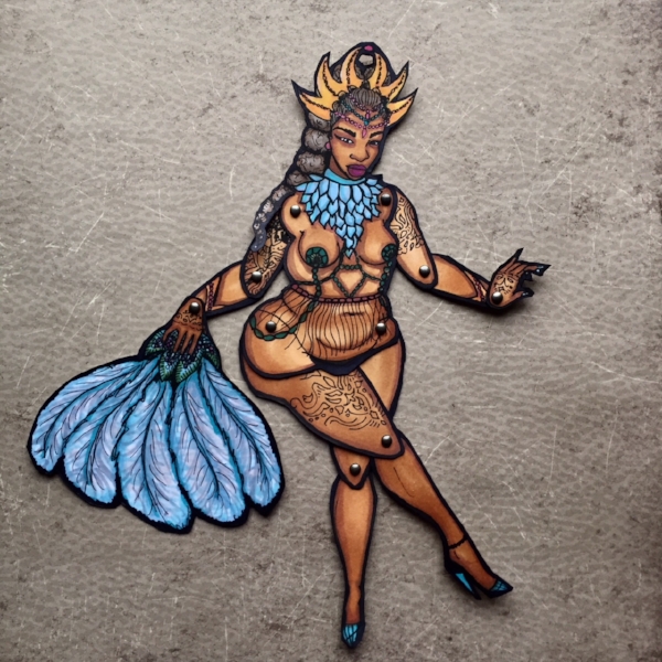 burlesque lady