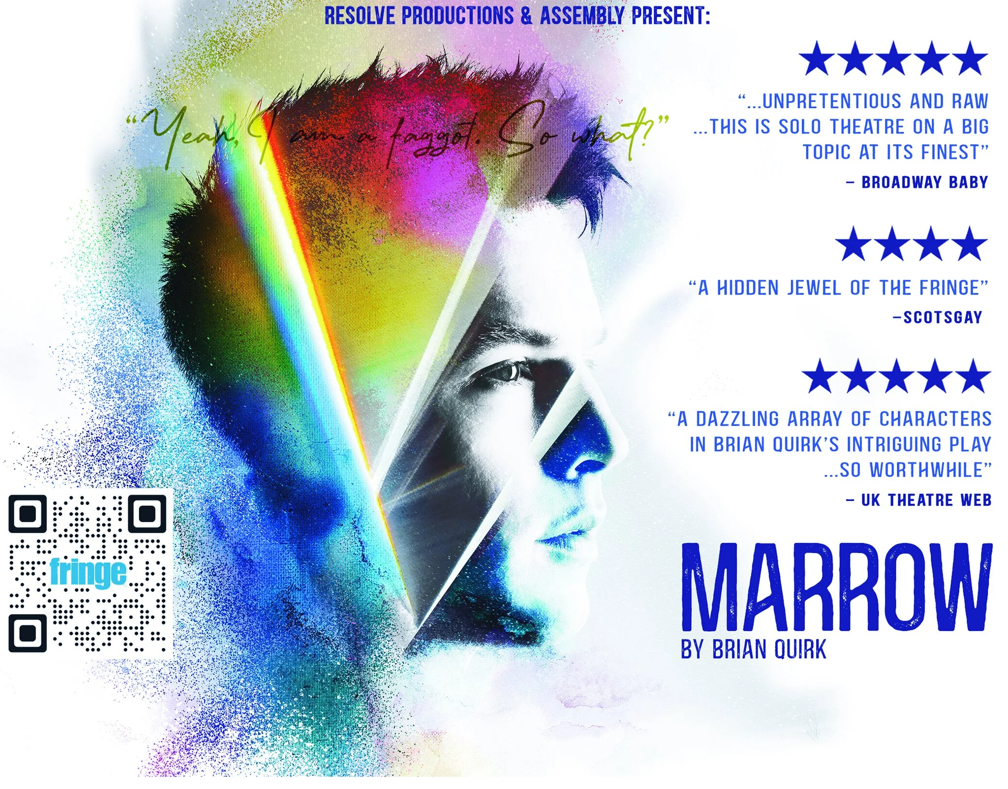 "MARROW" at 59E59 and Edinburgh Fringe Festival