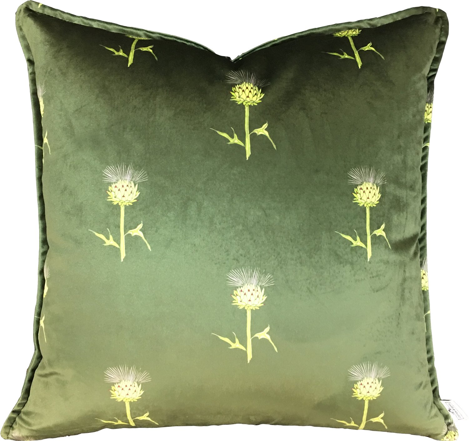 Green Thistle Cushion