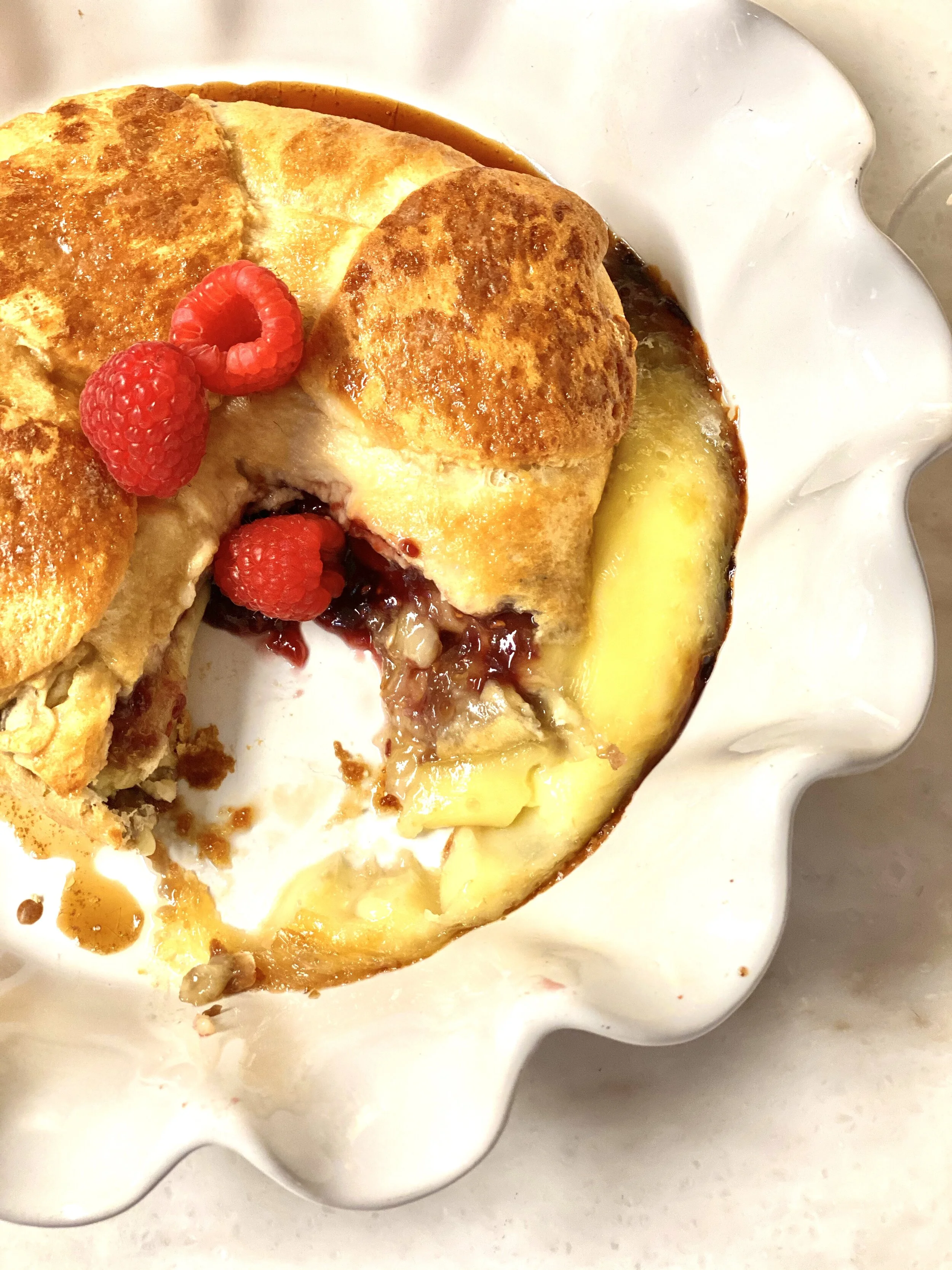 The Most DIVINE Raspberry Brie