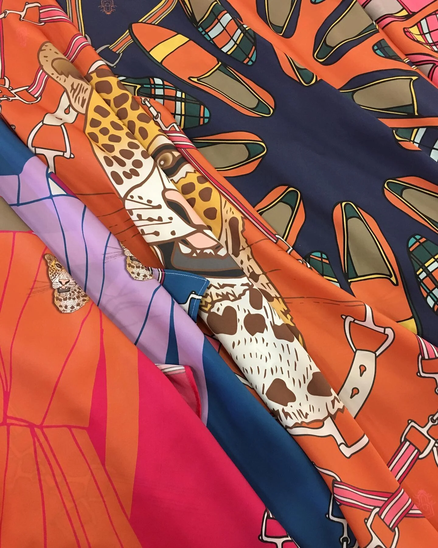 Cotton & Quill Handillustrated textiles, wall coverings and trim