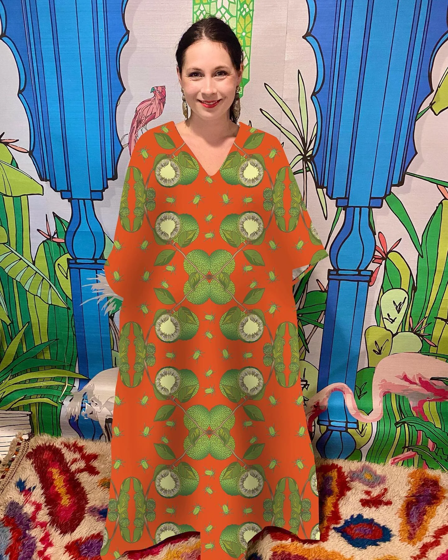 Cotton & Quill Handillustrated textiles, wall coverings and trim