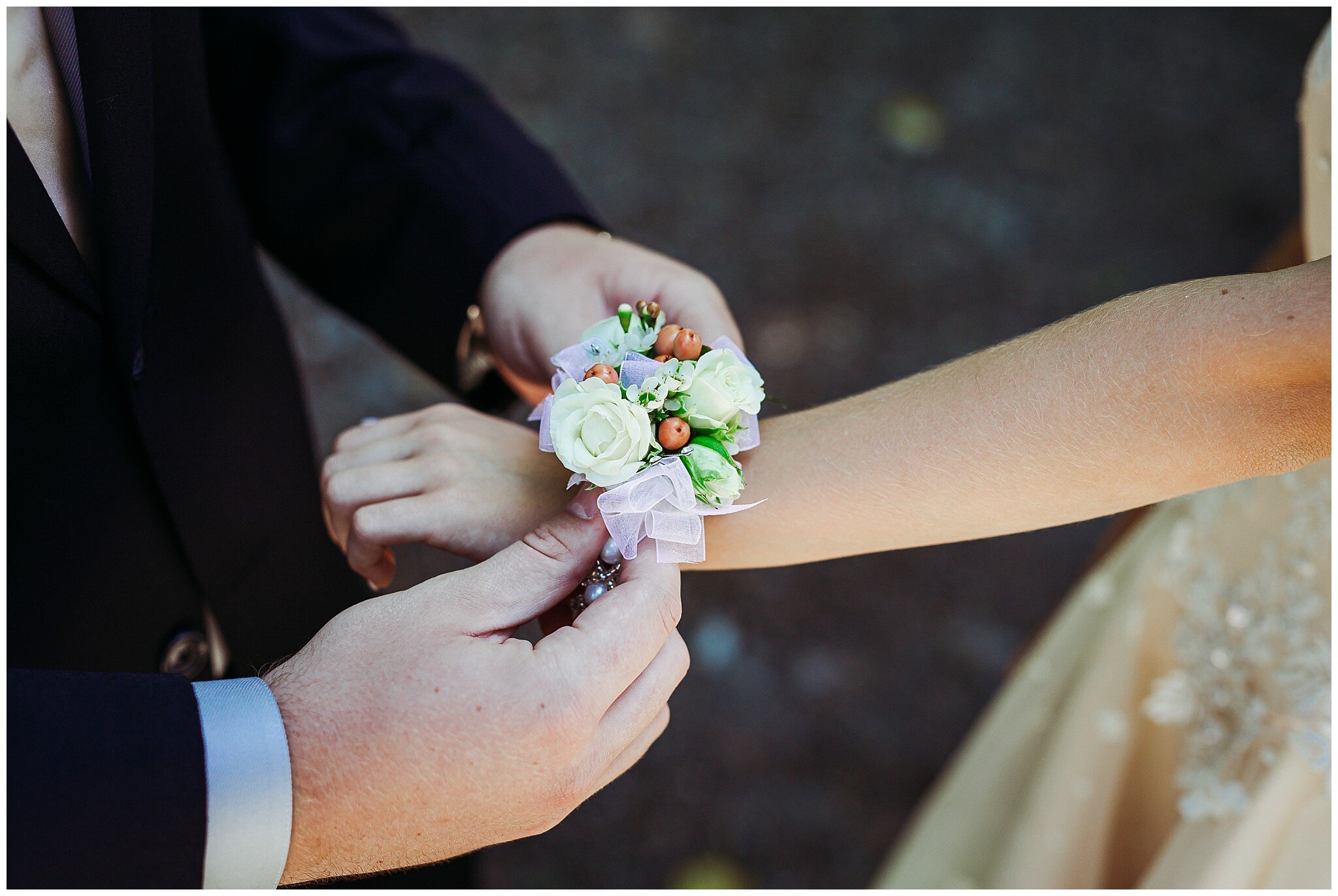  Prom corsage 