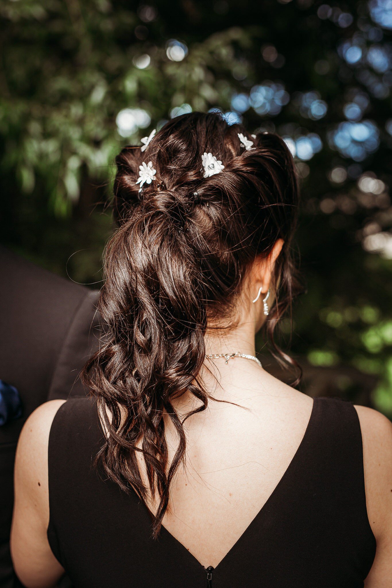 Floral prom hair Abbotsford 