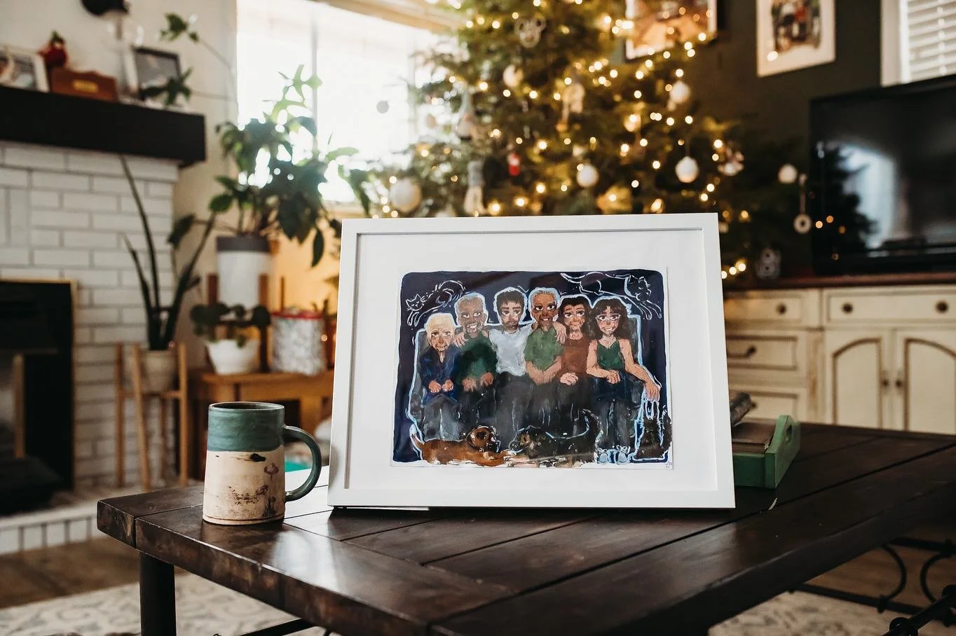 Merry Christmas from my crazy family to yours.  Between my concussion and Adi having the flu I&rsquo;m truly not sure how we pulled it off but we did!  So looking forward to a couple more quiet days before I have to head back to work. 

Art by @adiso