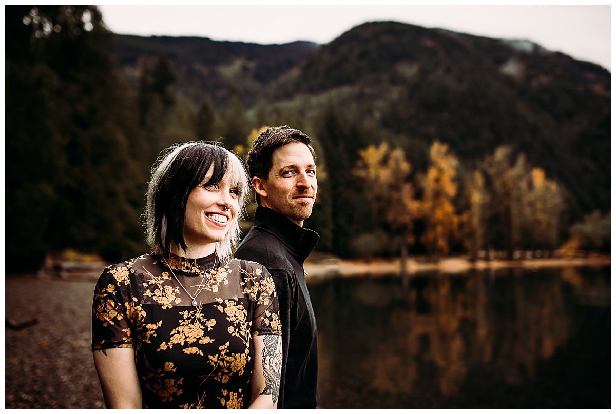 Fall Engagement Session at Harrison Lake, BC | Fraser Valley Photographer