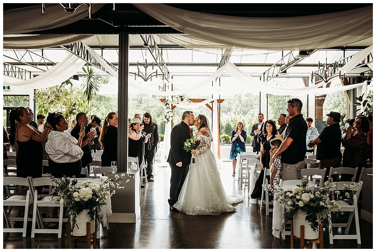 Wedding ceremony at Bridlewood Wedding Venue