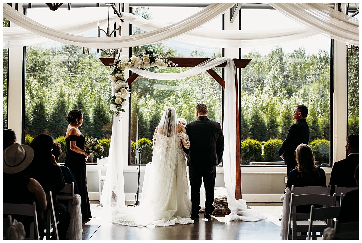 Wedding Ceremony photos at Bridlewood Wedding Venue