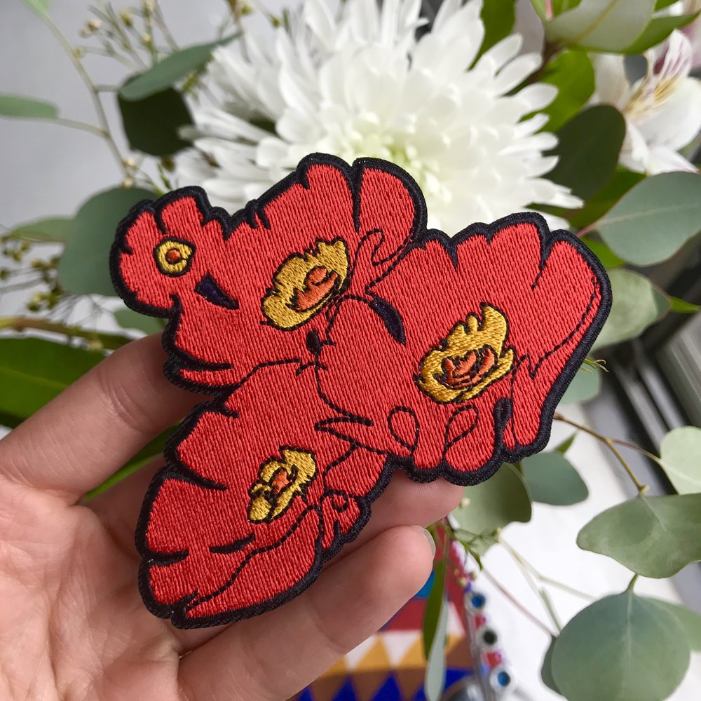 Poppy Flowers | Iron-on Patch — Diego De León