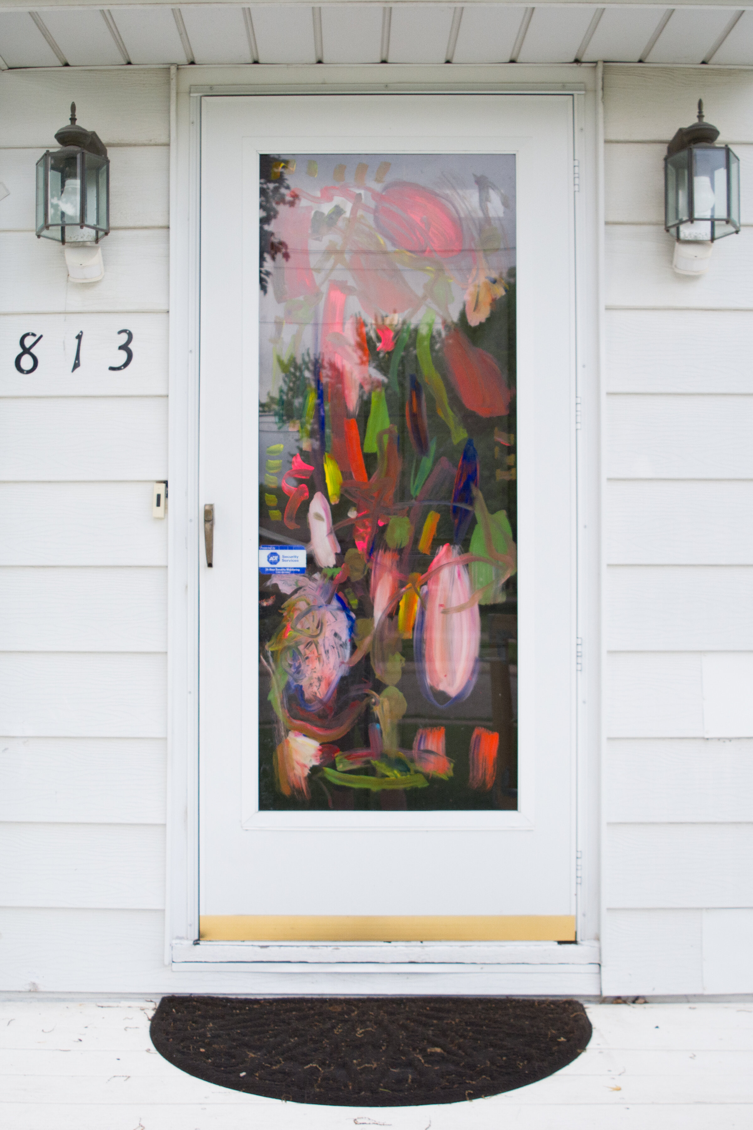 a slow walk (door detail)