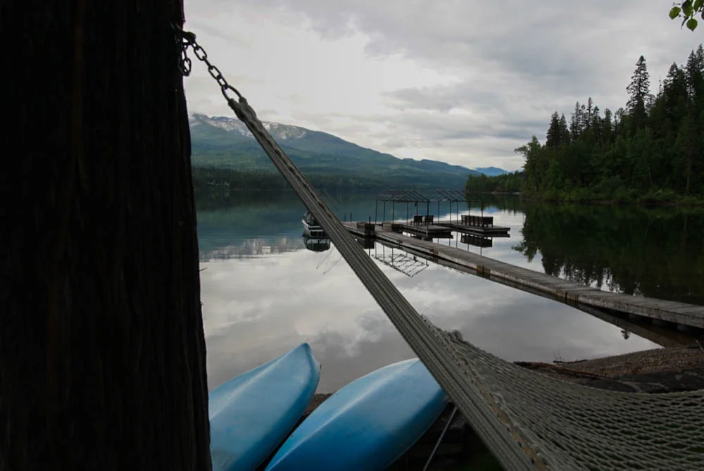 May: Relaxing at Swan Lake with my best friend Alex for a few days after graduation. 