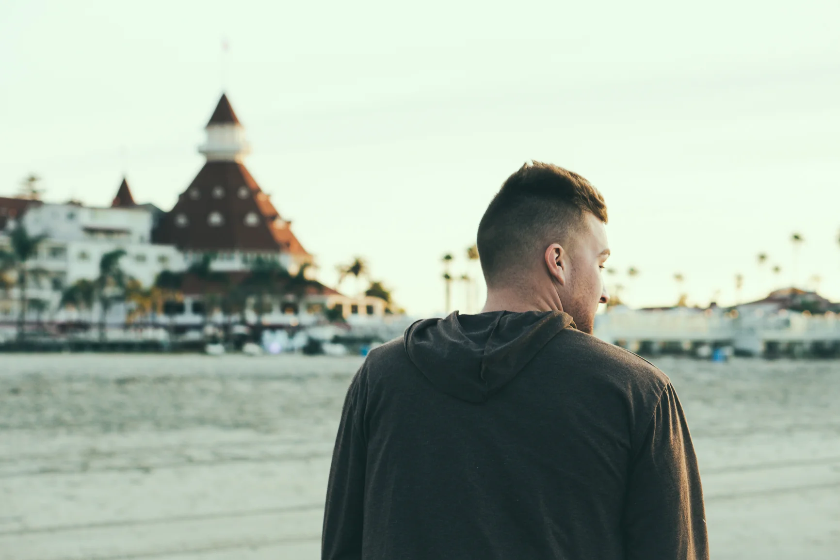 December 2017 at Coronado Island in San Diego during a visit from my brother Ethan. 