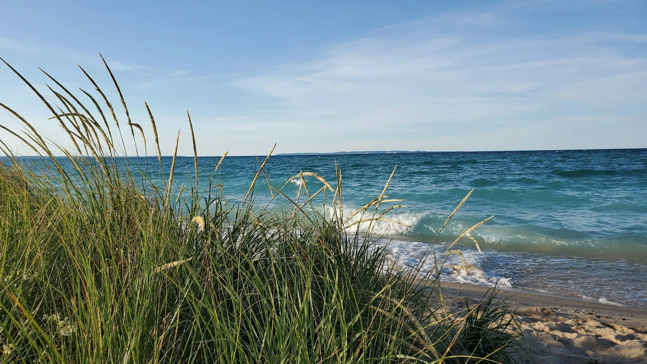 Lake Michigan shoreline in Southwest Michigan