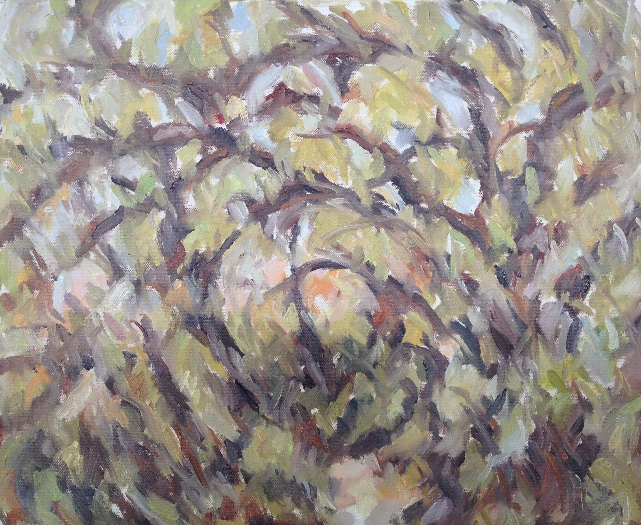 Beaureceuil - 15x18"     Oil on Canvas      $400