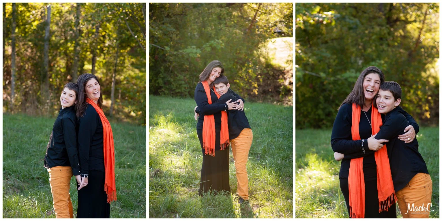 These are the moments. Getting to spend some happy time with your son - making him smile, him making you laugh, comparing height knowing it's just a matter of time and he will be taller than you. 