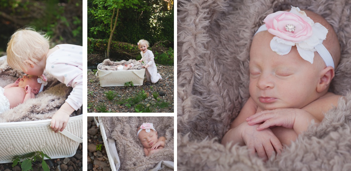 a full page spread from Keira's keepsake baby book 