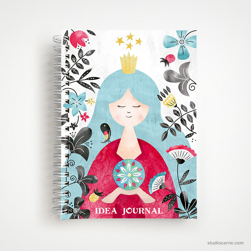 Empress Idea Journal Notebook by Studio Carrie